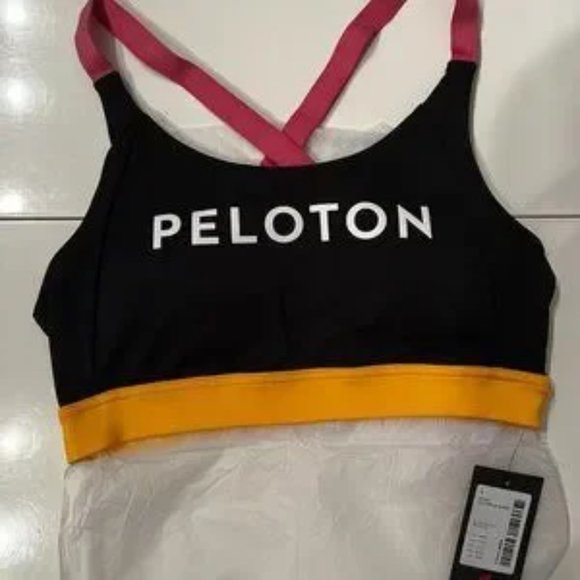 Peloton Color Block‎ Bra Top (NWT / Size Small / Black) - Picture 1 of 8